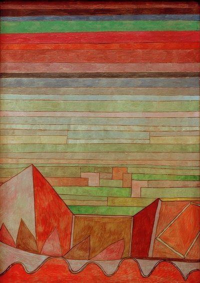 View into the Fruit Land by Paul Klee